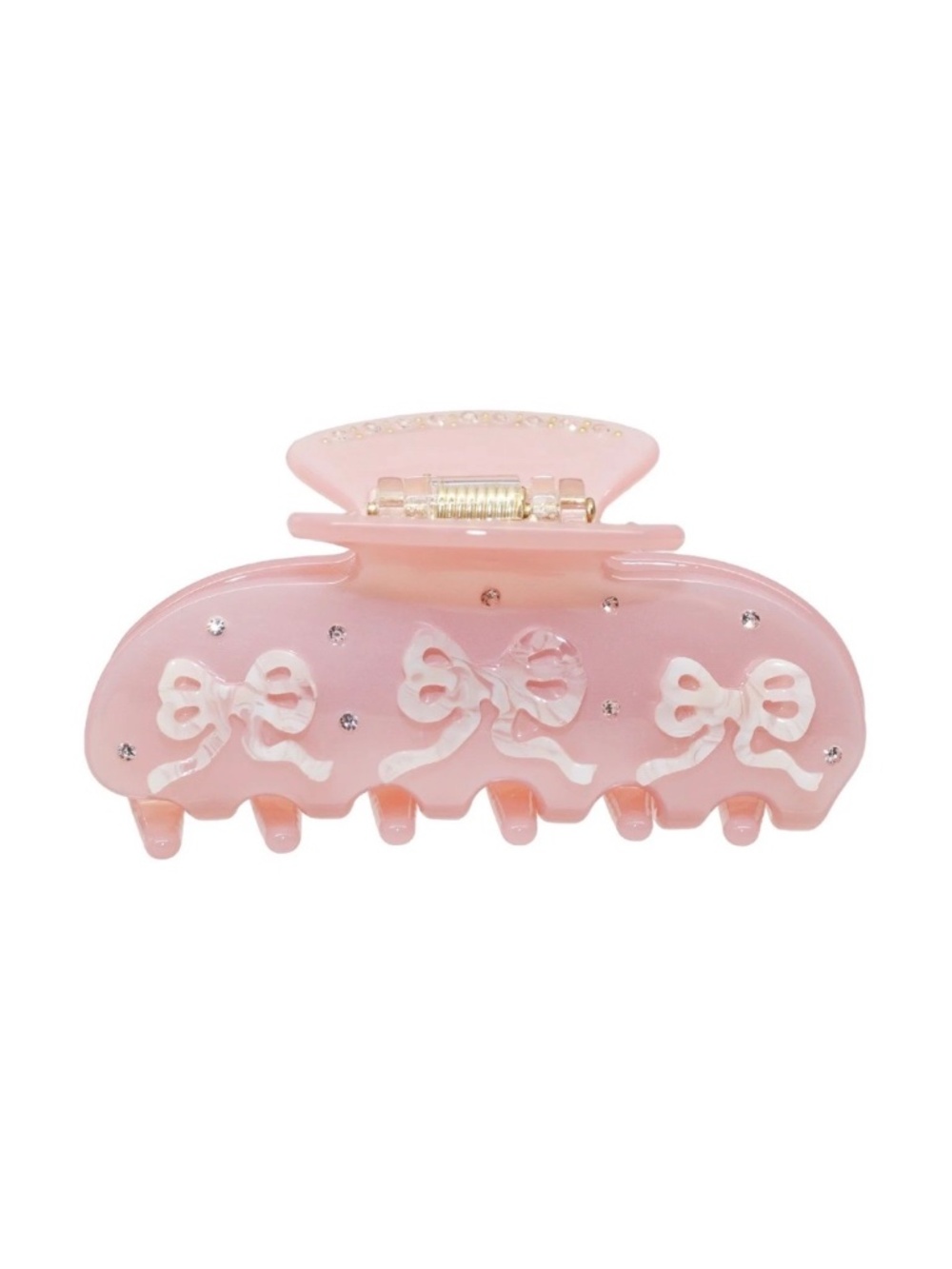 Emi Jay Sweetheart Hair Claw Clip in Pink Pixie